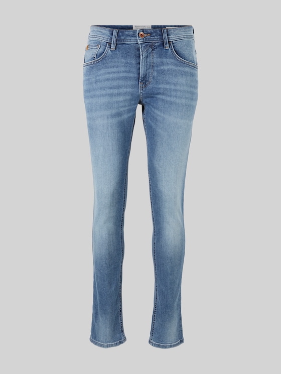 TTCULVER SKINNY jeans - Used Light Stone Blue Denim