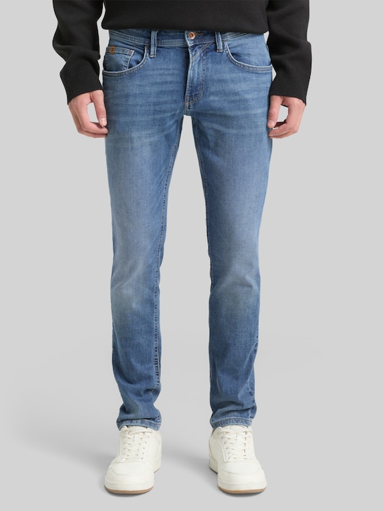 TTCULVER SKINNY jeans - Used Light Stone Blue Denim