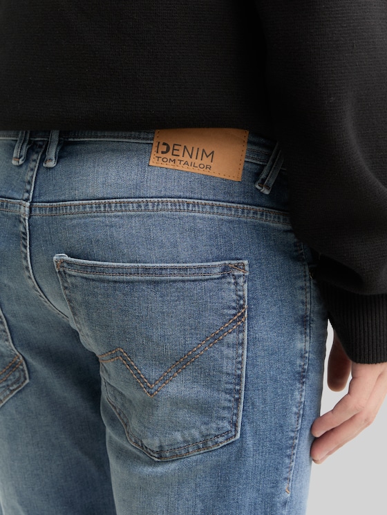 TTCULVER SKINNY jeans - Used Light Stone Blue Denim