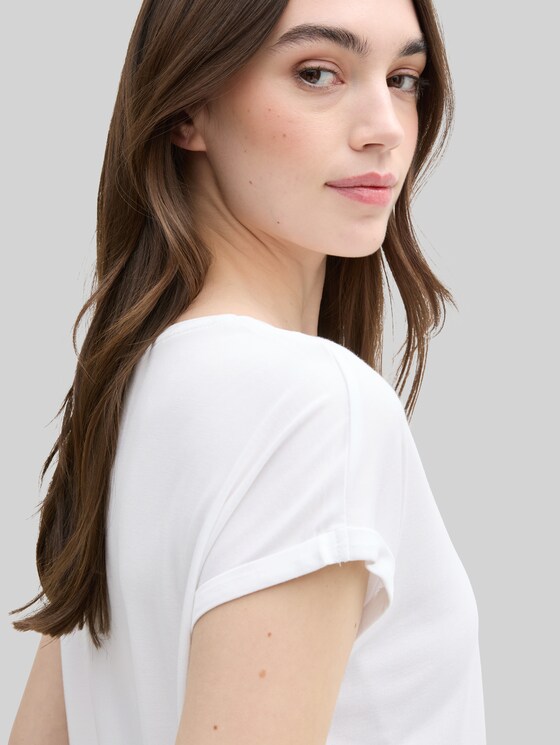 Loose-fit T-shirt - White