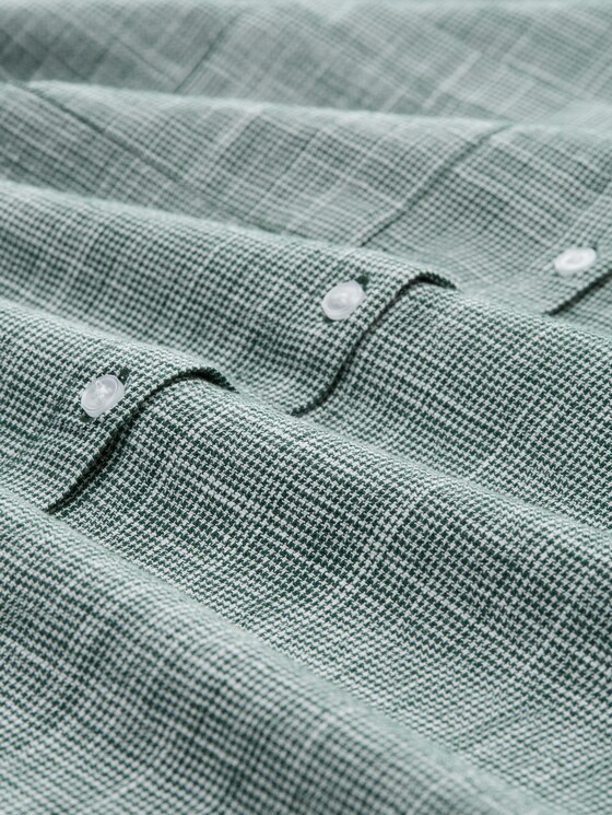 Blouse with breast pockets - explorer green