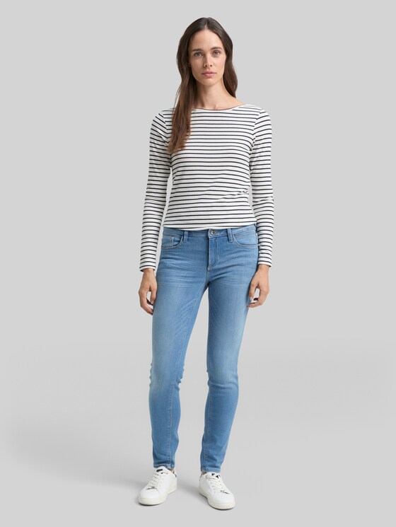 TTALEXA SKINNY jeans - mid stone wash denim
