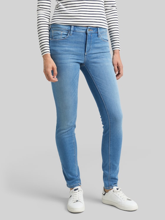 TTALEXA SKINNY jeans - mid stone wash denim