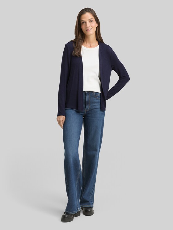 Basic Cardigan - sky captain blue