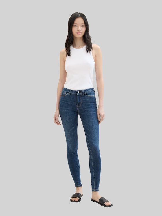 3 Sizes in 1 - TTNELA Extra Skinny Jeans - Used Mid Stone Blue Denim