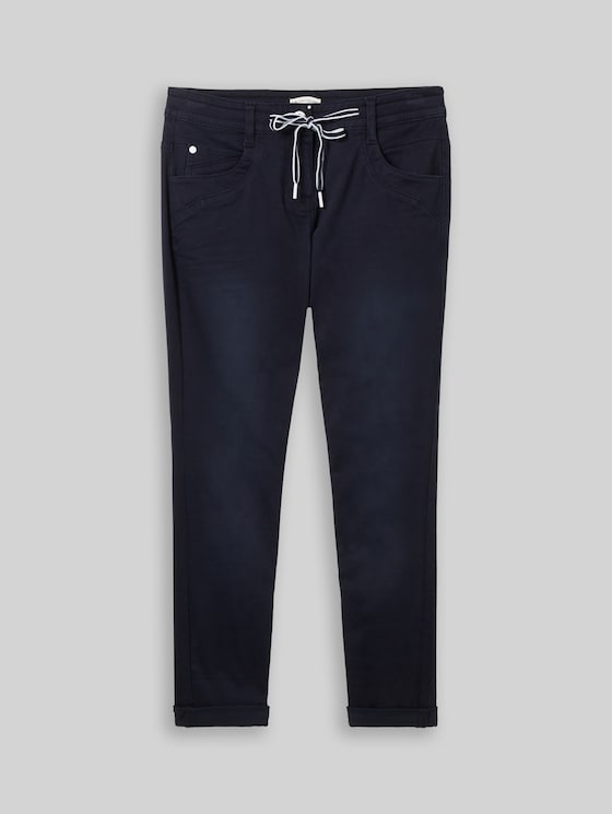 Tapered relaxed-fit trousers - sky captain blue