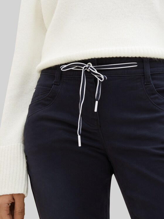 Tapered relaxed-fit trousers - sky captain blue