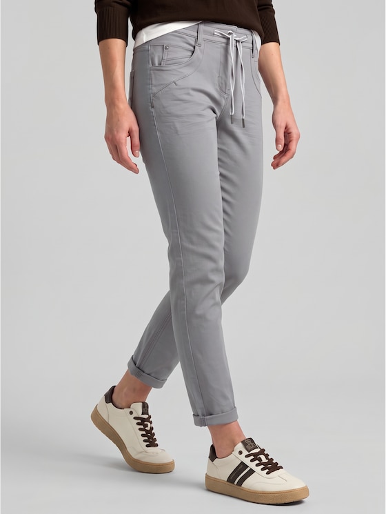 Tapered relaxed-fit trousers - Explicit Grey