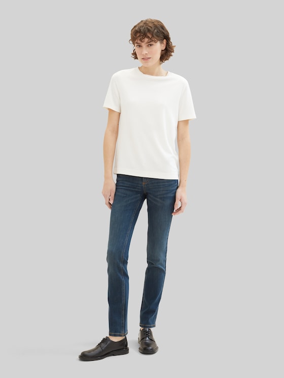 TTALEXA STRAIGHT jeans - mid stone wash denim