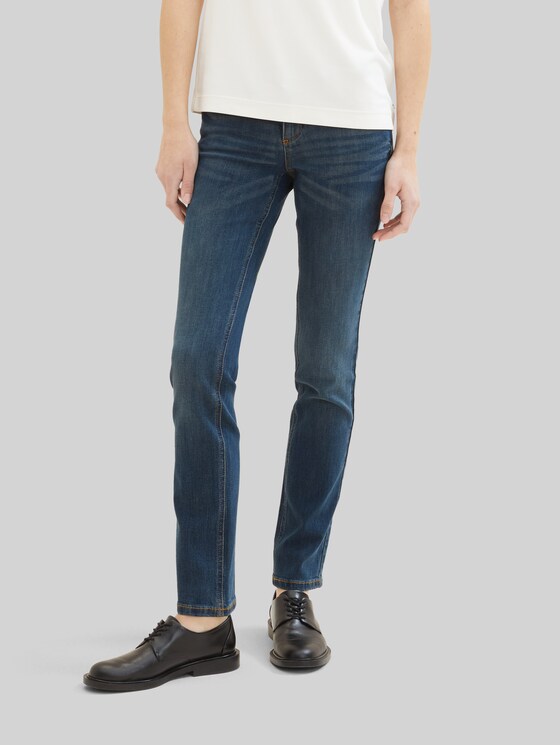 TTALEXA STRAIGHT jeans - mid stone wash denim