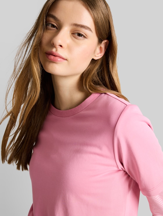 Loose-fit T-shirt - Soft Blush Rose