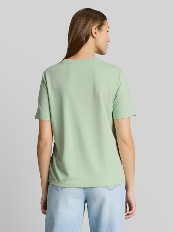 Loose-fit T-shirt - light matcha green