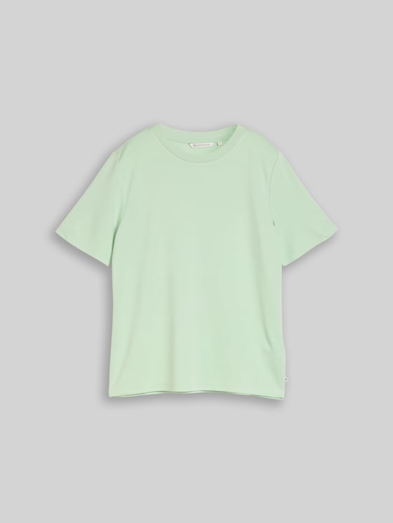 Loose-fit T-shirt - light matcha green