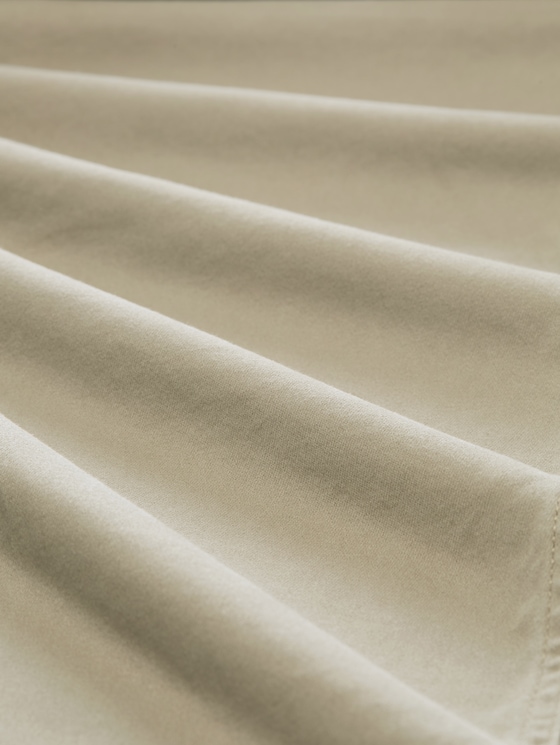 Plus Size – Cropped Slim Trousers - Silver Olive