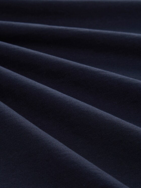 T-shirt with embroidered logo - sky captain blue