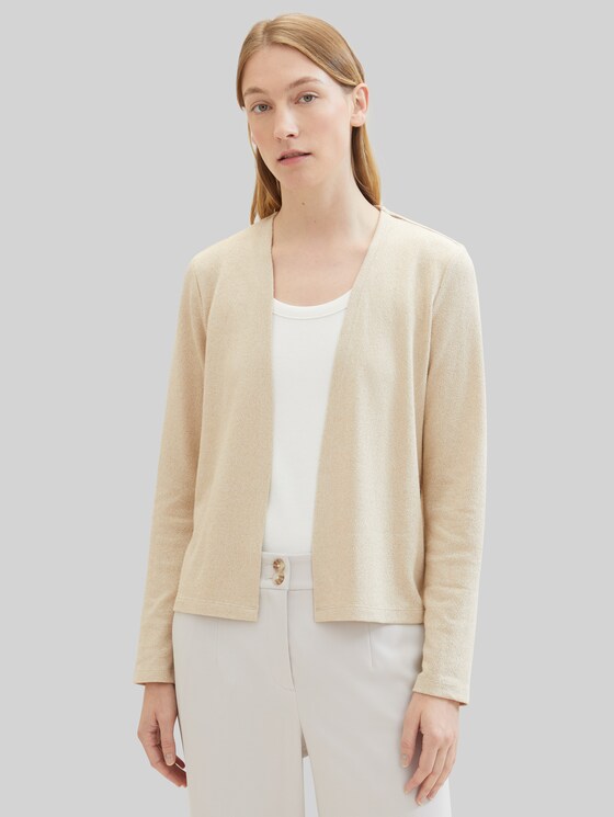 Basic Cardigan - Sandy Beige Melange