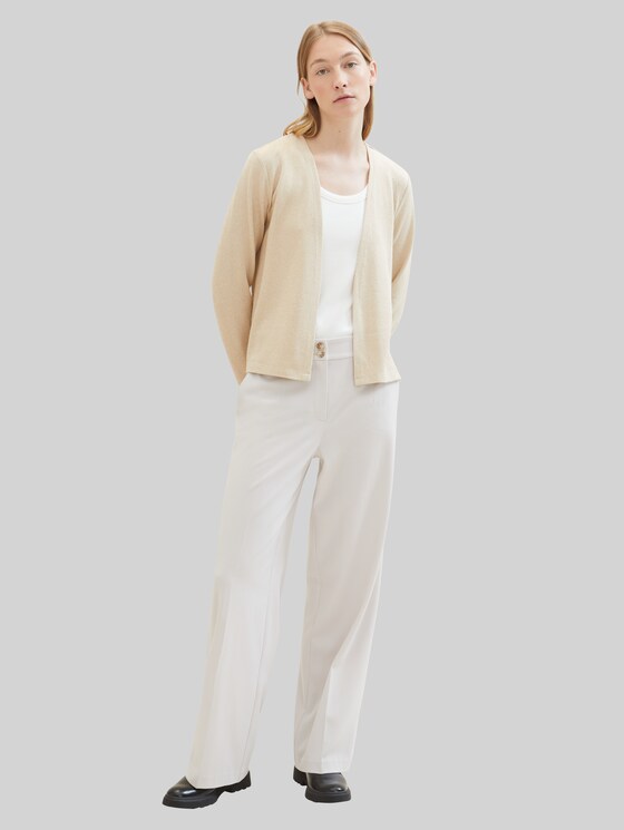 Basic Cardigan - Sandy Beige Melange