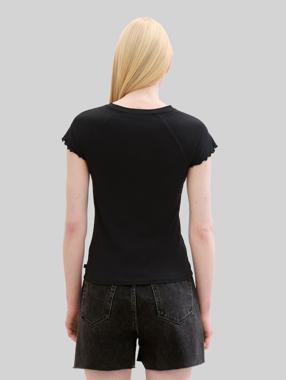 Slim fit T-shirt - deep black