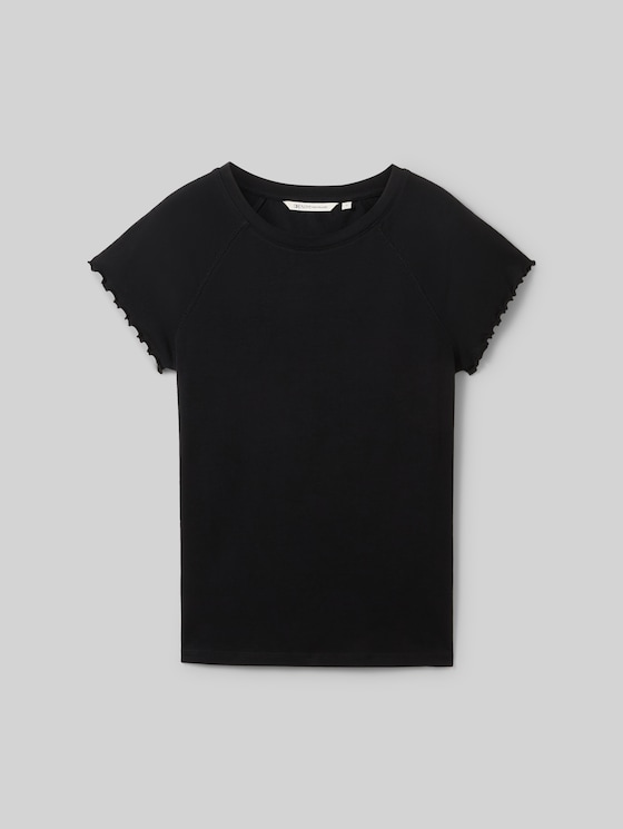 Slim fit T-shirt - deep black