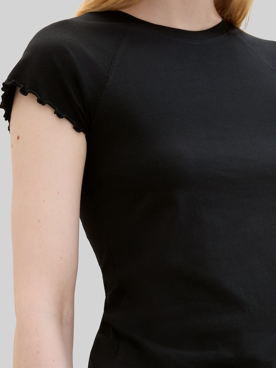 Slim fit T-shirt - deep black