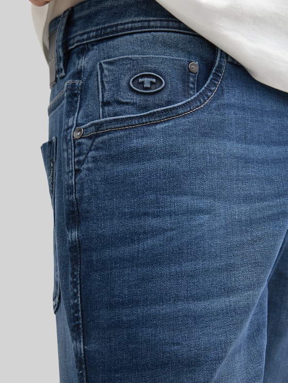 TTMARVIN STRAIGHT Jeans - Used Dark Stone Blue Denim