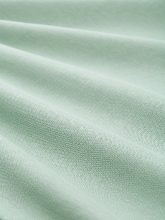 Hoodie sweatshirt with logo print - dust green