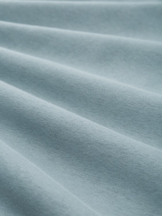 Hoodie sweatshirt with logo print - grey mint