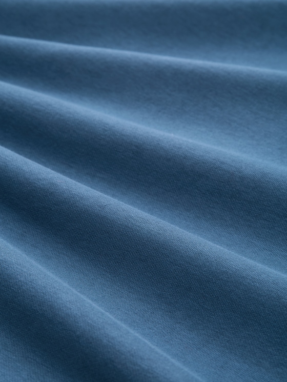 Hoodie sweatshirt with logo print - real teal blue