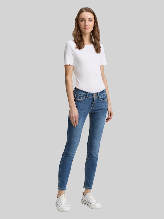 TTJONA EXTRA SKINNY jeans - Used Mid Stone Blue Denim