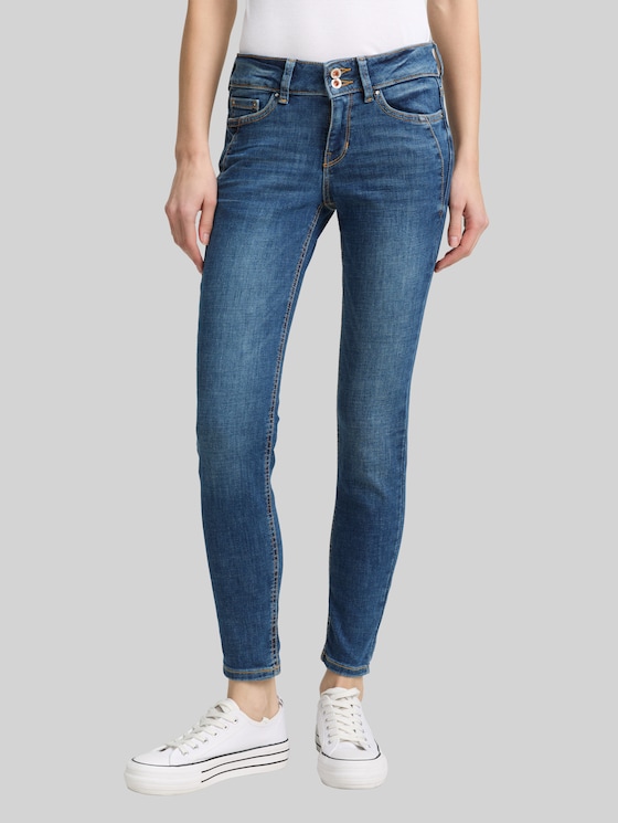 TTJONA EXTRA SKINNY jeans - Used Mid Stone Blue Denim