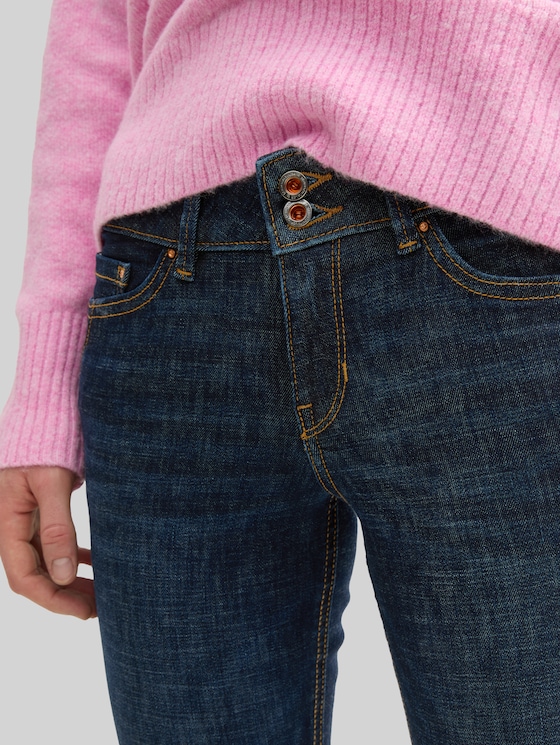 TTJONA EXTRA SKINNY jeans - Used Dark Stone Blue Denim