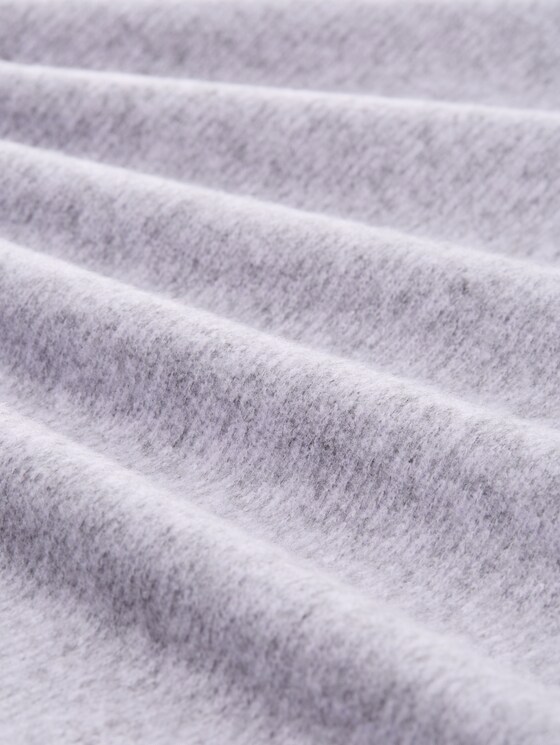 Plus Size - Soft-touch sweatshirt with button details - soft lavender melange