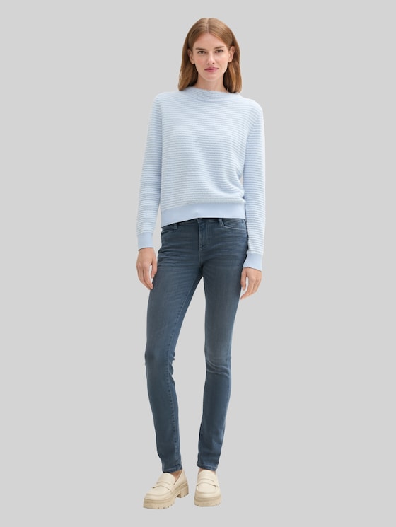TTALEXA slim jeans - mid stone blue grey denim