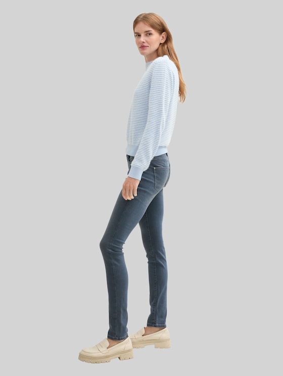 TTALEXA slim jeans - mid stone blue grey denim