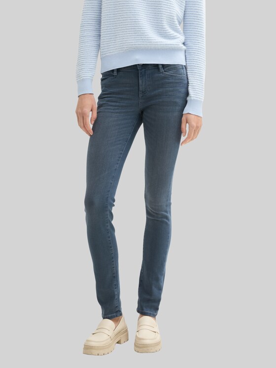 TTALEXA slim jeans - mid stone blue grey denim