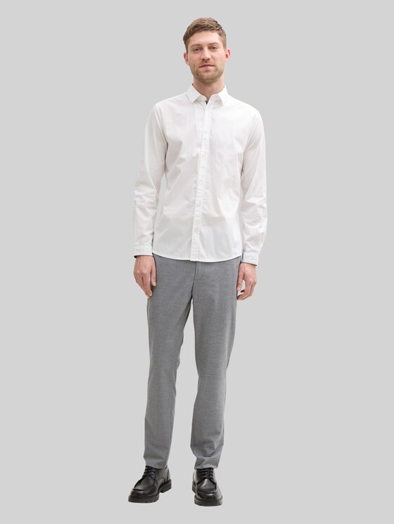 Ultralight Travis slim chino trousers - grey black grindle