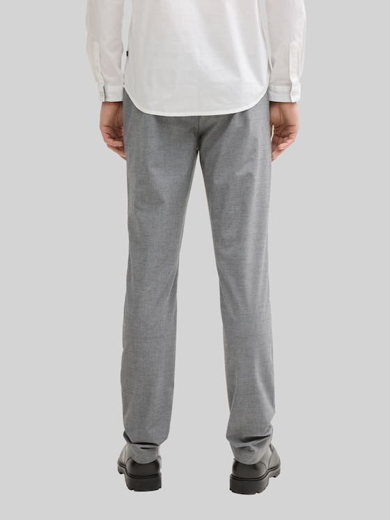 Ultralight Travis slim chino trousers - grey black grindle