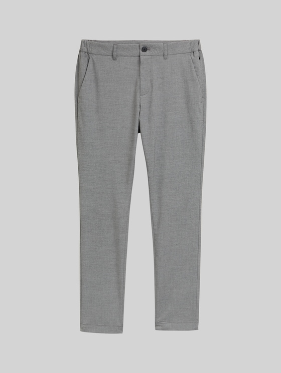Ultralight Travis slim chino trousers - grey black grindle