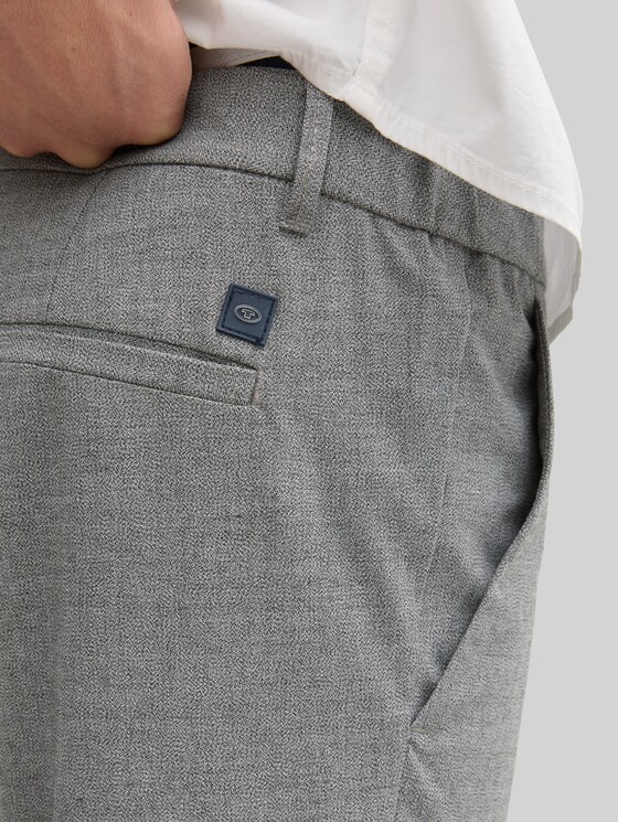 Ultralight Travis slim chino trousers - grey black grindle