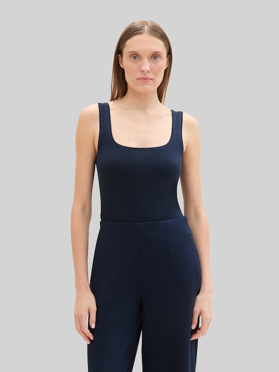 Basic top, pack of 2 - sky captain blue