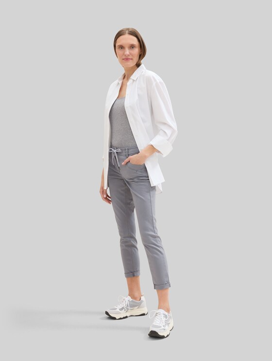 Basic top, pack of 2 - medium silver grey melange