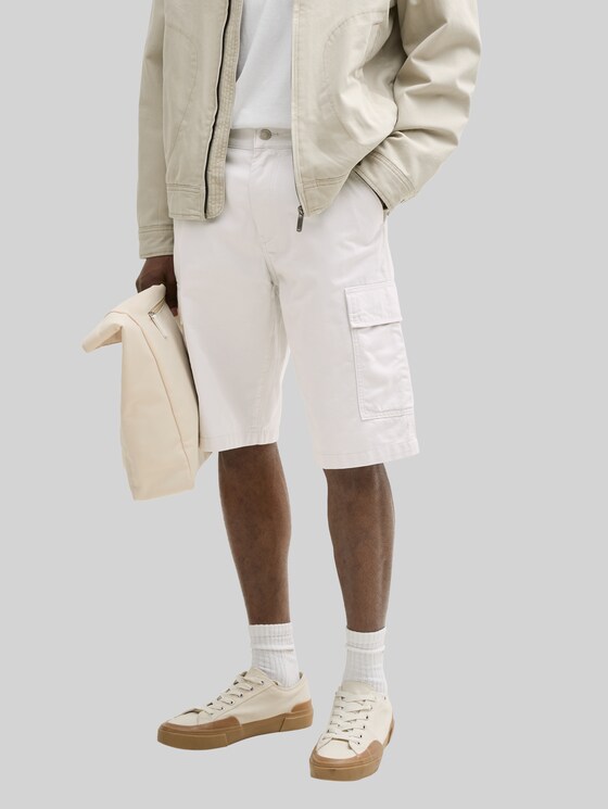 regular cargo shorts - Chalk Grey