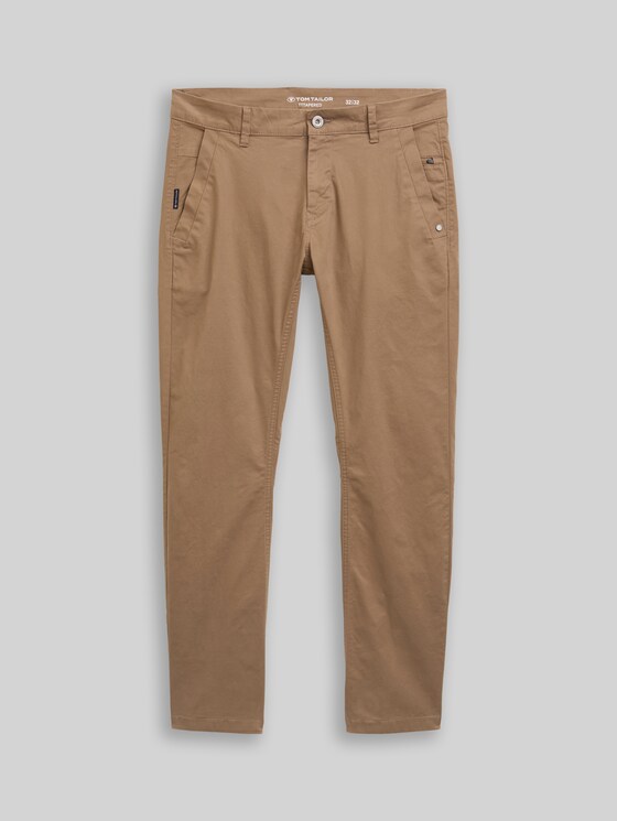 Tapered chino trousers - Caribou Beige