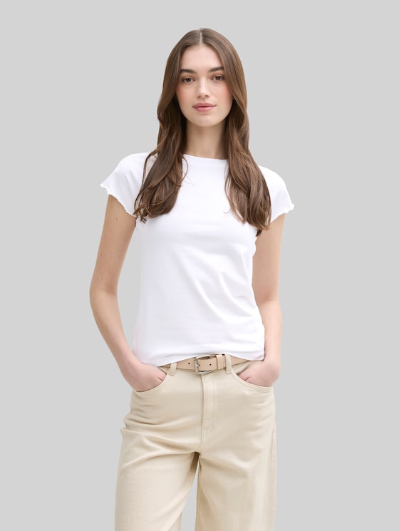Slim fit raglan T-shirt - White
