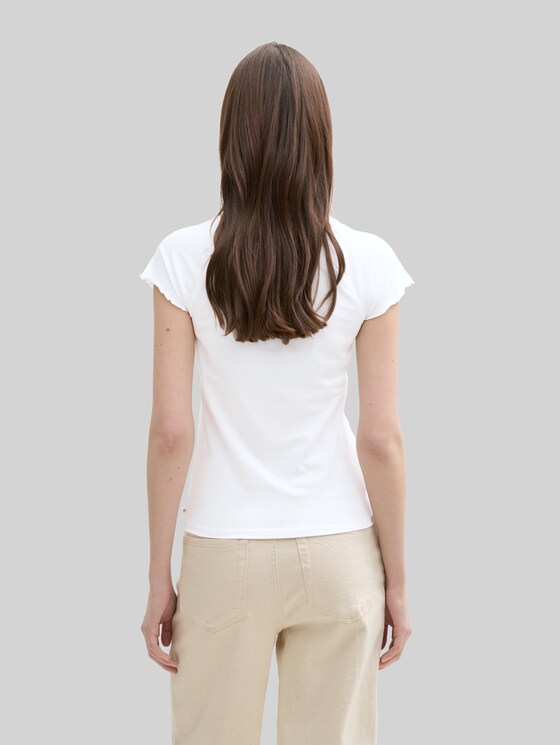 Slim fit raglan T-shirt - White