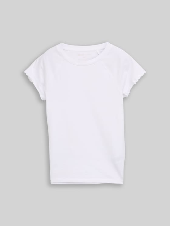 Slim fit raglan T-shirt - White