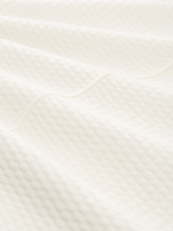 Loose-fit knitted jumper - Whisper White