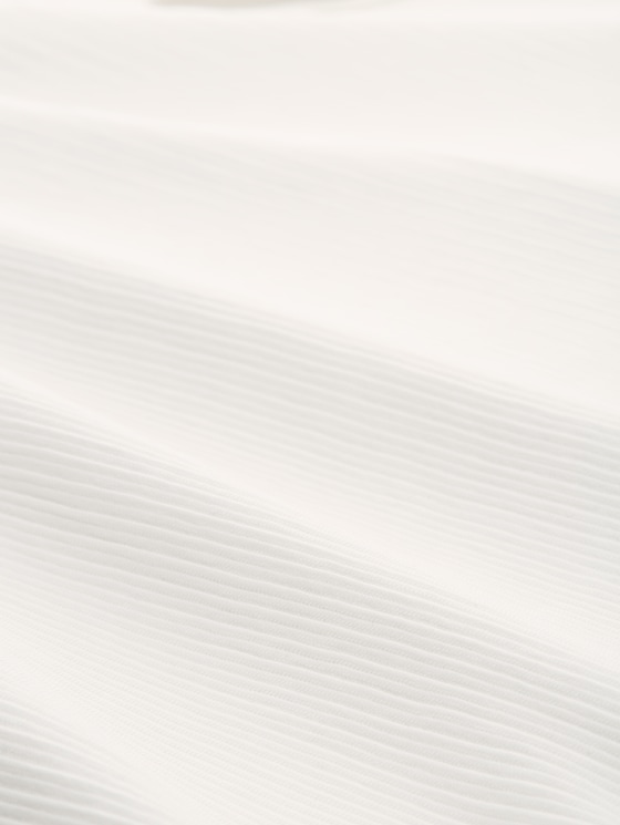 Long-sleeved top with a hood - Whisper White