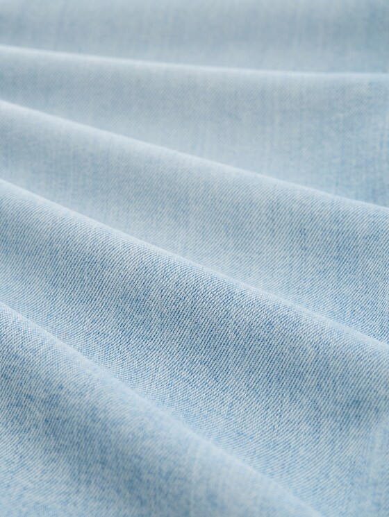 TTLINOU WIDE jeans - Clean Light Stone Blue Denim