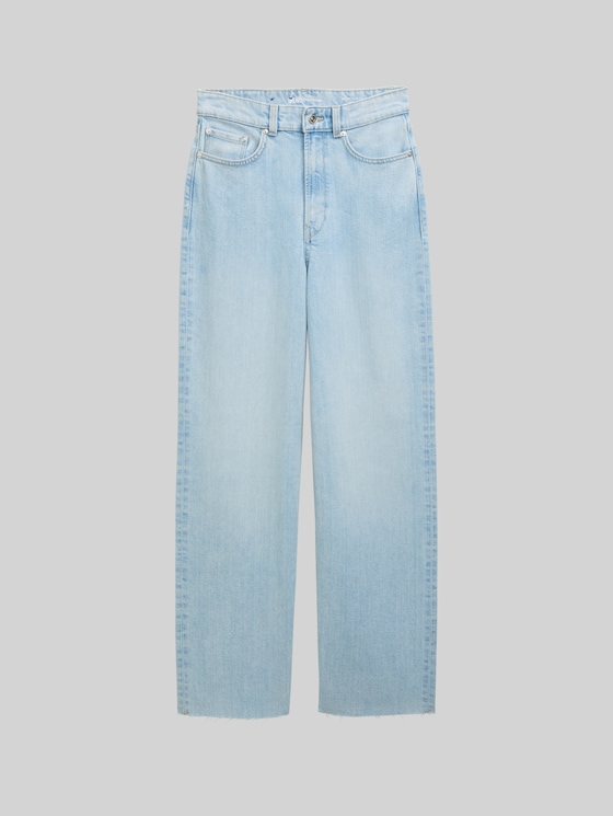 TTLINOU WIDE jeans - Clean Light Stone Blue Denim